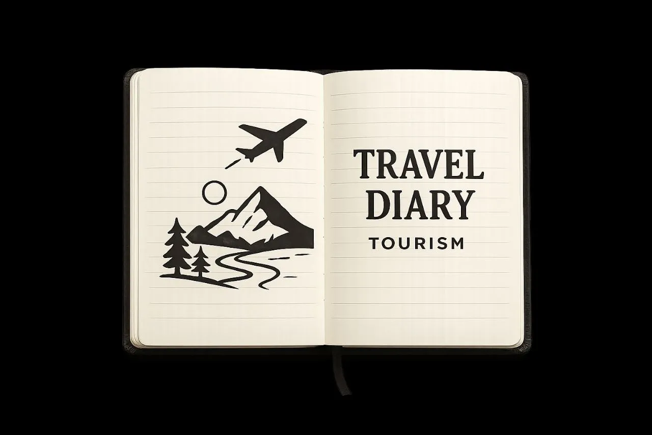 Travel Diary Tourism Logo